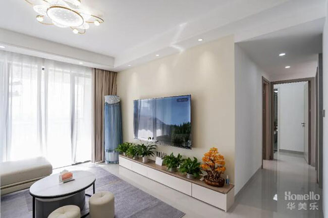 112㎡保悅豪庭三居室，干凈高級的簡約風，讓生活簡單而純粹